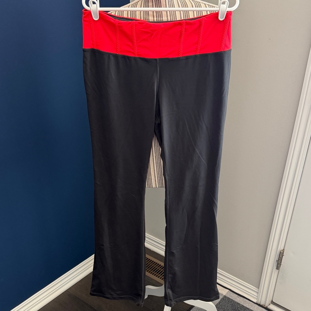 MTA Sport Coral and Gray Women's Leggings